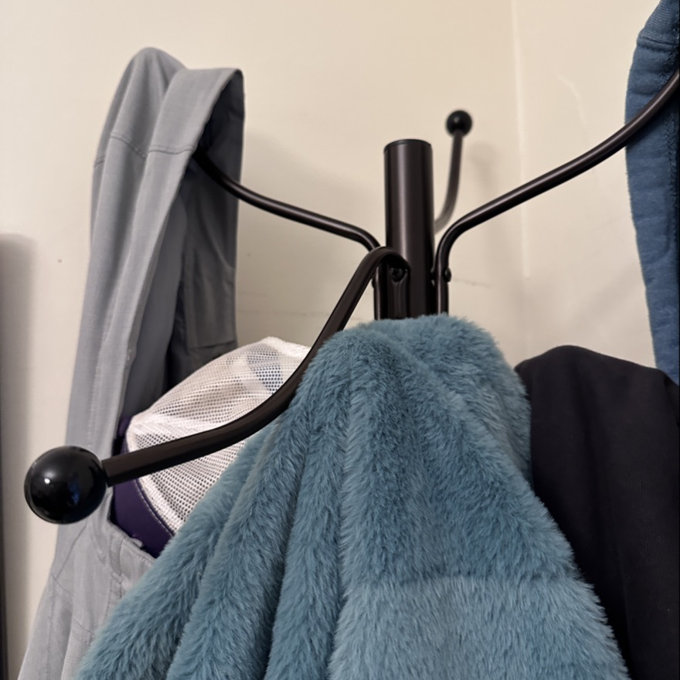 Charlton Home® Freestanding coat rack-14 Hook Coat Rack，Steel